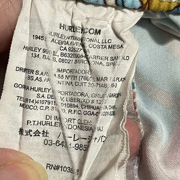 Hurley Womens Board Shorts Size Small Supersuade Palm Paradise Floral Swim Surf - Picture 4 of 10